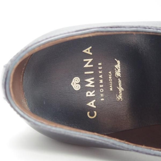 新品★(スペイン製)CARMINA/カルミナ SIZE 7【高額★リザード革×ベガノカーフ/80373】RAINラスト/オックスフォードシューズ/紺★f772