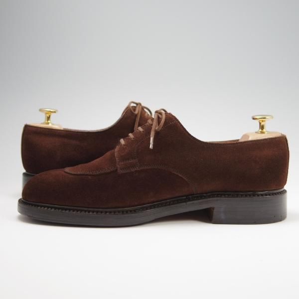 極上★J.M.ウェストン 6.5E【現行定価￥132,000-★スプリットトゥ・クラシックダービー/598/旧ロゴ】Uチップ/Weston/ウエストン★f778