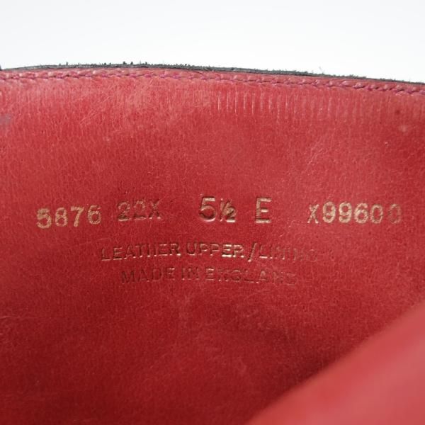 未使用★クロケット&ジョーンズ 5.5E【ハンドグレードライン★高島屋別注/レースアップブーツ】リッジウェイソール/Crockett&Jones★f779