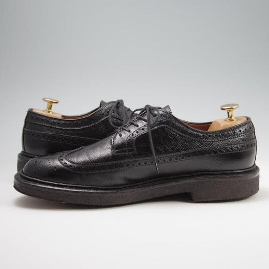 美品★オールデン 7D【貴重★BEAMS plus別注/ロングウイング】バリーラスト/97984/アルパインカーフ/黒/メンズ/ビームス/Alden★f780