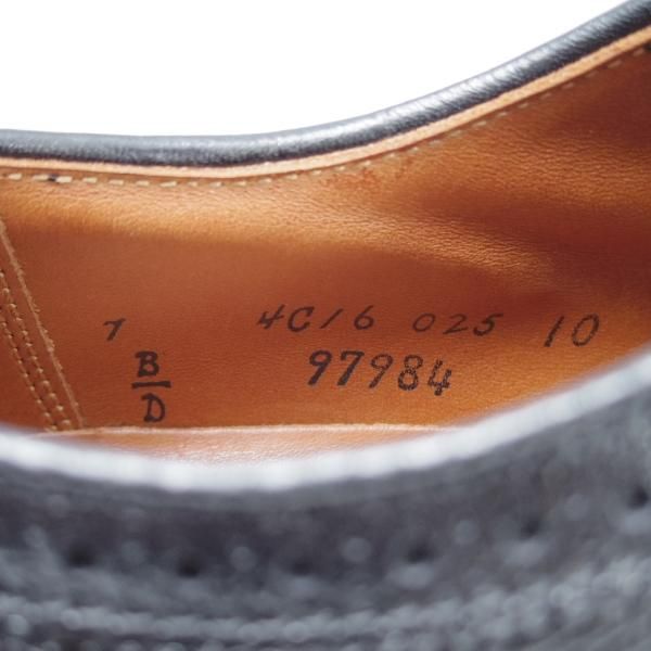 美品★オールデン 7D【貴重★BEAMS plus別注/ロングウイング】バリーラスト/97984/アルパインカーフ/黒/メンズ/ビームス/Alden★f780