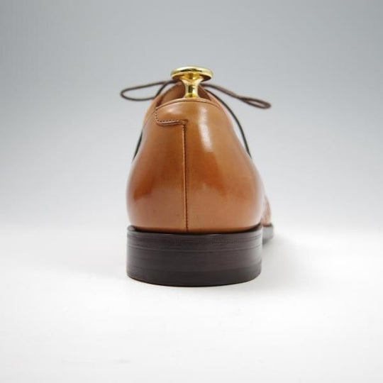 極美品★(英)チーニー 9F【貴重★ヒドゥンチャネル仕様/半カラス仕上げ】BIRMINGHAM/205ラスト/ダービーシューズ/カーフ/CHEANEY★f782