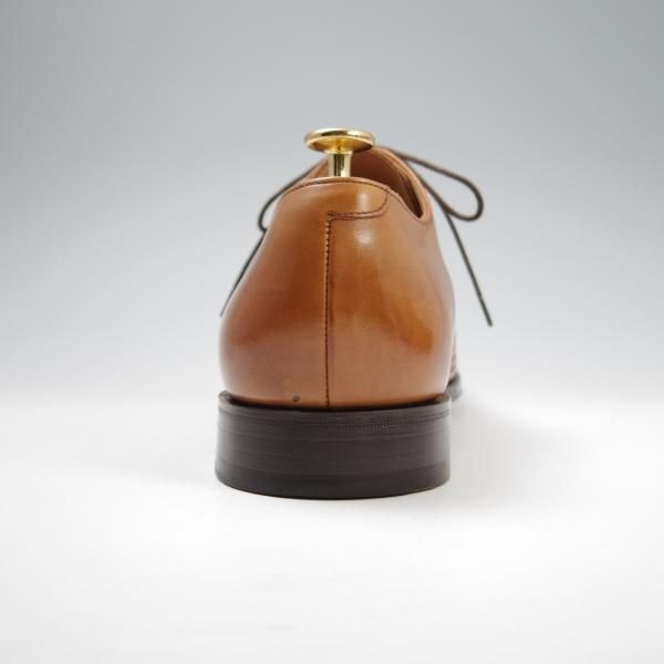 極美品★(英)チーニー 9F【貴重★ヒドゥンチャネル仕様/半カラス仕上げ】BIRMINGHAM/205ラスト/ダービーシューズ/カーフ/CHEANEY★f782