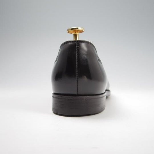 極上★クロケット&ジョーンズ 7.5F【貴重★(英)W.V.BROWN別注/タッセルローファー】カーフ/黒/メンズ/Crockett&Jones★f783