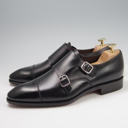 極美品★(スペイン製)CARMINA/カルミナ SIZE 8【現行定価￥75,900-★トレーディングポスト別注/Trading Post】ダブルモンク/カーフ★f784