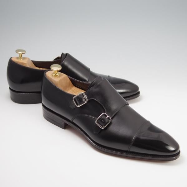 極美品★(スペイン製)CARMINA/カルミナ SIZE 8【現行定価￥75,900-★トレーディングポスト別注/Trading Post】ダブルモンク/カーフ★f784