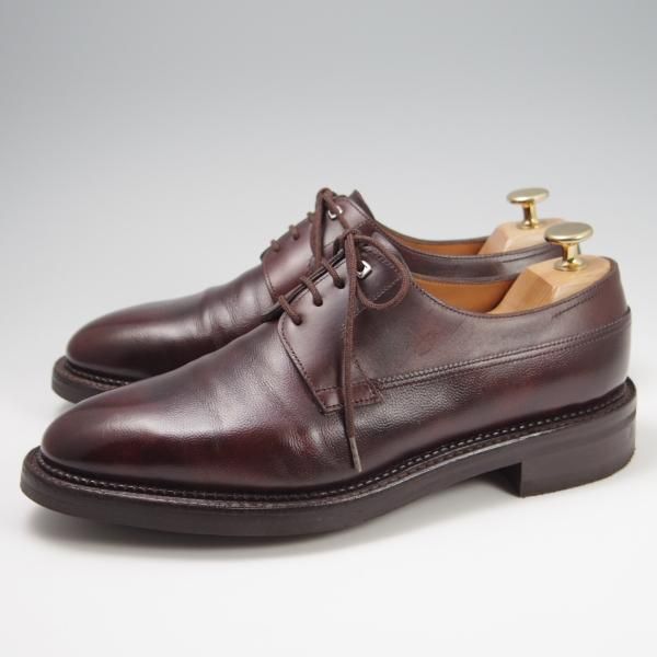 極美品★ジョンロブ 5.5E【定価￥242,000-★ミュージアムカーフ/8695ラスト】CROFT/ミディアムラグソール/プレーントゥ/JOHN LOBB★f786