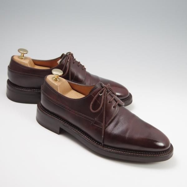 極美品★ジョンロブ 5.5E【定価￥242,000-★ミュージアムカーフ/8695ラスト】CROFT/ミディアムラグソール/プレーントゥ/JOHN LOBB★f786