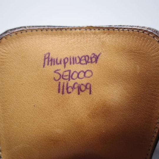 極上★ジョンロブ 5E【貴重★フィリップ2のダービー仕様/7000ラスト】Philip 2 DERBY/パンチドキャップトゥ/カーフ/濃茶/JOHN LOBB★f787