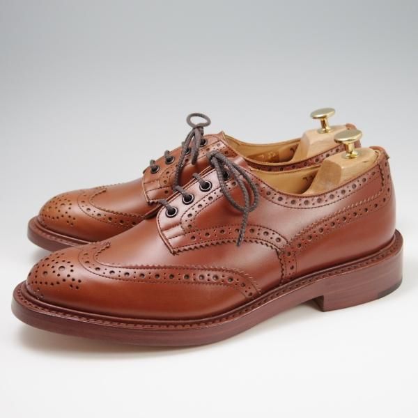 新品★トリッカーズ SIZE 8.5【定価￥84,700-★BOURTON/バートン/マロンアンティーク】5633/カントリーシューズ/短靴/Tricker's★f788