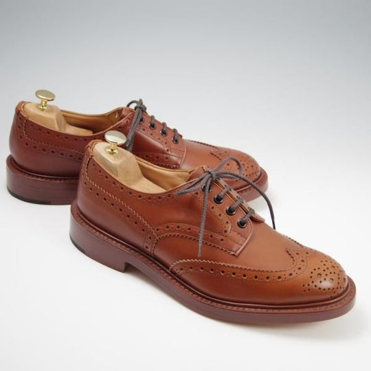 新品★トリッカーズ SIZE 8.5【定価￥84,700-★BOURTON/バートン/マロンアンティーク】5633/カントリーシューズ/短靴/Tricker's★f788