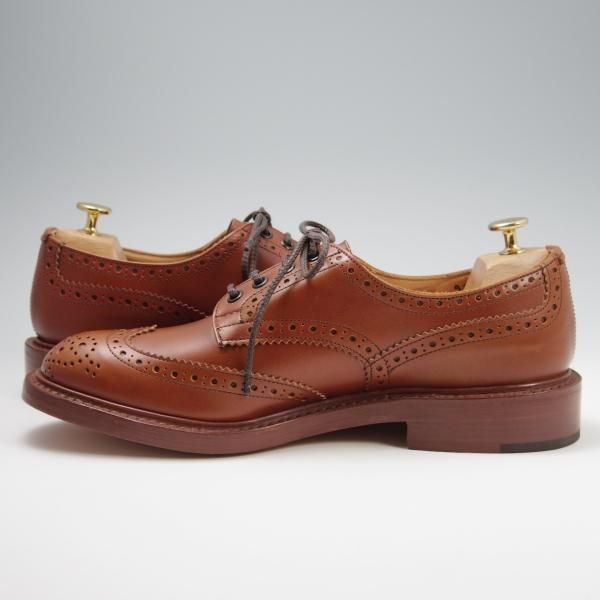 新品★トリッカーズ SIZE 8.5【定価￥84,700-★BOURTON/バートン/マロンアンティーク】5633/カントリーシューズ/短靴/Tricker's★f788