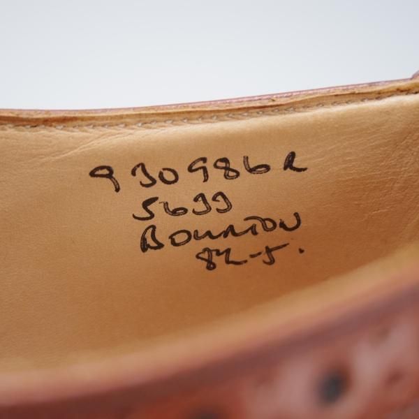 新品★トリッカーズ SIZE 8.5【定価￥84,700-★BOURTON/バートン/マロンアンティーク】5633/カントリーシューズ/短靴/Tricker's★f788