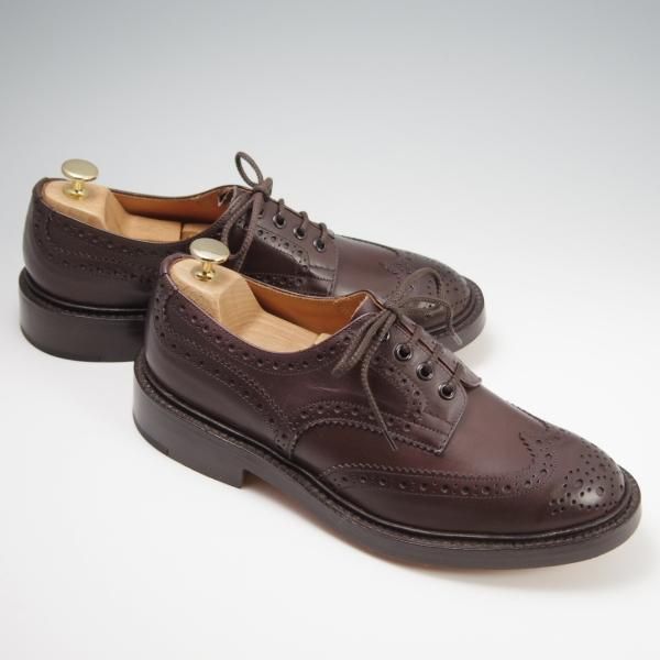 新品★トリッカーズ SIZE 7.5【定価￥84,700-★BOURTON/バートン/エスプレッソバーニッシュ】カントリーシューズ/短靴/Tricker's★f789