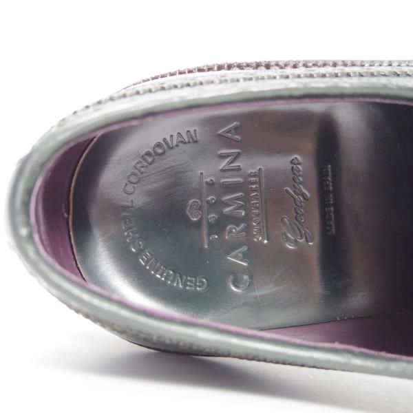 極美品★(スペイン製)CARMINA/カルミナ SIZE 8【定価￥110,000-★コードバン/VERDE/深緑】532/OSCARラスト/ロングウイング★f790