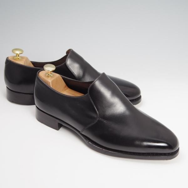 美品★(英)FOSTER&SON/フォスター&サン UK8(EEワイズ程度)【ビスポーク品★ハンドソーンウェルテッド製法】センターエラスティック★f798