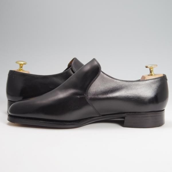 美品★(英)FOSTER&SON/フォスター&サン UK8(EEワイズ程度)【ビスポーク品★ハンドソーンウェルテッド製法】センターエラスティック★f798