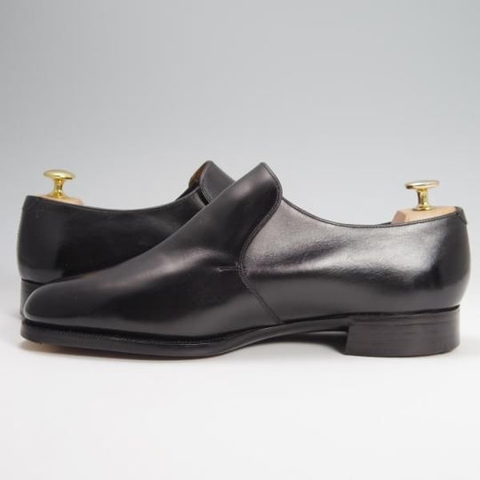 美品★(英)FOSTER&SON/フォスター&サン UK8(EEワイズ程度)【ビスポーク品★ハンドソーンウェルテッド製法】センターエラスティック★f798