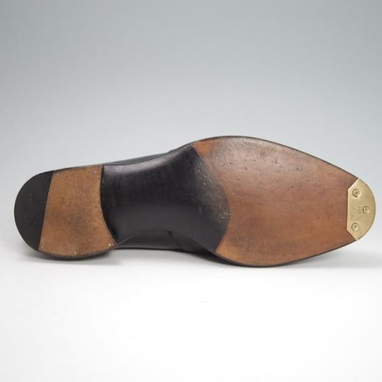 美品★(英)FOSTER&SON/フォスター&サン UK8(EEワイズ程度)【ビスポーク品★ハンドソーンウェルテッド製法】センターエラスティック★f798