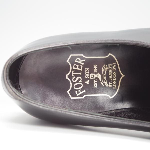美品★(英)FOSTER&SON/フォスター&サン UK8(EEワイズ程度)【ビスポーク品★ハンドソーンウェルテッド製法】センターエラスティック★f798