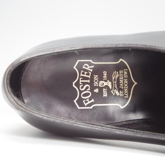 美品★(英)FOSTER&SON/フォスター&サン UK8(EEワイズ程度)【ビスポーク品★ハンドソーンウェルテッド製法】センターエラスティック★f798