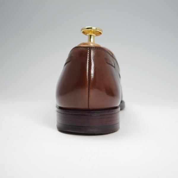 美品★クロケット&ジョーンズ 5.5E【定価￥86,900-★CAVENDISH 3/キャベンディッシュ3】タッセルローファー/濃茶/Crockett&Jones★f799