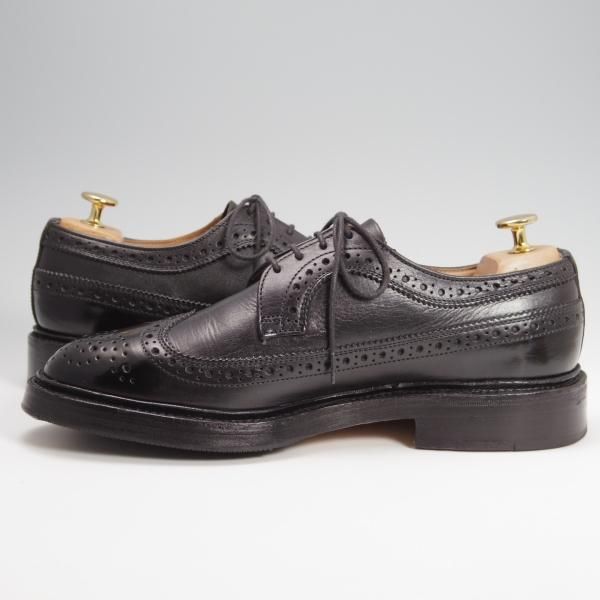 美品★トリッカーズ SIZE 7【定価￥89,640-★マーガレットハウエル別注/M7306】カントリーシューズ/黒/MARGARET HOWELL/Tricker's★f801