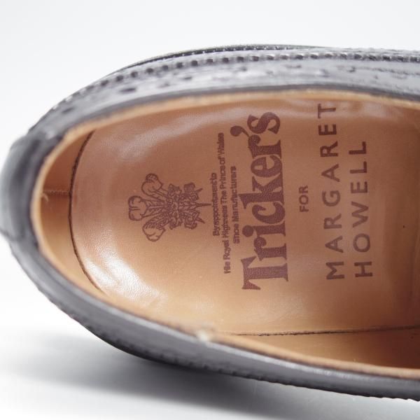 美品★トリッカーズ SIZE 7【定価￥89,640-★マーガレットハウエル別注/M7306】カントリーシューズ/黒/MARGARET HOWELL/Tricker's★f801