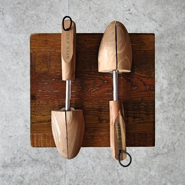 極上★(米)COLE HAAN/コールハーン Sサイズ【アメリカ製★純正シューツリー】木製シューキーパー/メンズ★f803