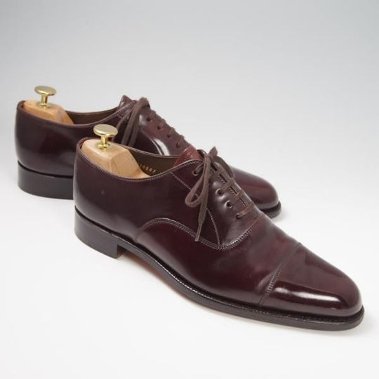 美品★OTSUKA/オーツカ SIZE 25【貴重★コードバン仕様/伊勢丹メンズ別注】IS-4045/ストレートチップ/赤茶/ISETAN MEN'S/メンズ★f806