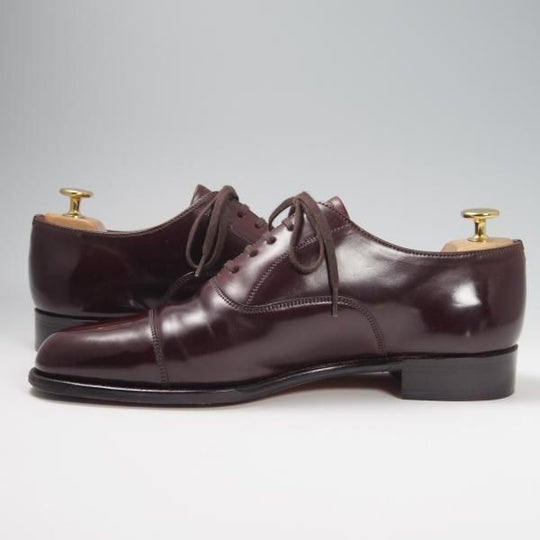 美品★OTSUKA/オーツカ SIZE 25【貴重★コードバン仕様/伊勢丹メンズ別注】IS-4045/ストレートチップ/赤茶/ISETAN MEN'S/メンズ★f806