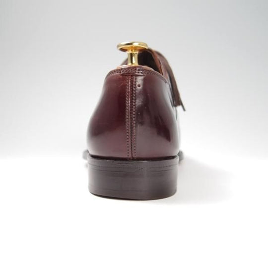 美品★OTSUKA/オーツカ SIZE 25【貴重★コードバン仕様/伊勢丹メンズ別注】IS-4045/ストレートチップ/赤茶/ISETAN MEN'S/メンズ★f806