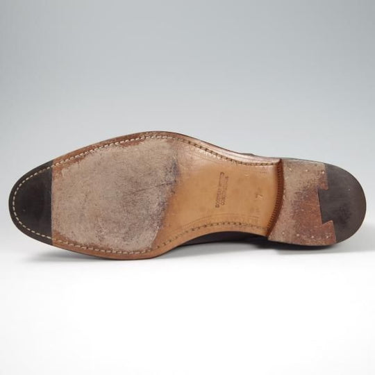 美品★OTSUKA/オーツカ SIZE 25【貴重★コードバン仕様/伊勢丹メンズ別注】IS-4045/ストレートチップ/赤茶/ISETAN MEN'S/メンズ★f806