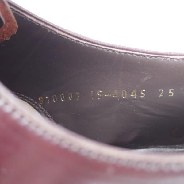 美品★OTSUKA/オーツカ SIZE 25【貴重★コードバン仕様/伊勢丹メンズ別注】IS-4045/ストレートチップ/赤茶/ISETAN MEN'S/メンズ★f806
