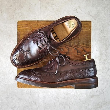 極上★トリッカーズ SIZE 6.5【ダイナイトソール仕様★ロングウイング/M5164】濃茶/カントリーシューズ/短靴/メンズ/Tricker's★f807
