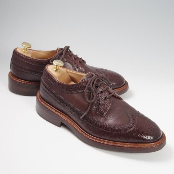 極上★トリッカーズ SIZE 6.5【ダイナイトソール仕様★ロングウイング/M5164】濃茶/カントリーシューズ/短靴/メンズ/Tricker's★f807
