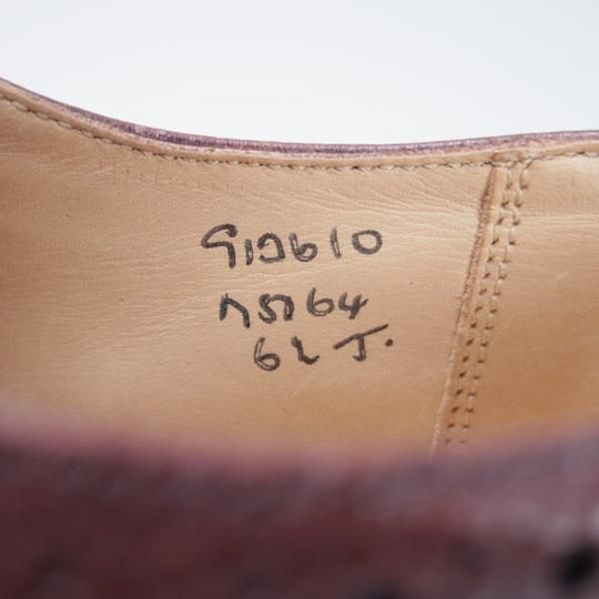 極上★トリッカーズ SIZE 6.5【ダイナイトソール仕様★ロングウイング/M5164】濃茶/カントリーシューズ/短靴/メンズ/Tricker's★f807
