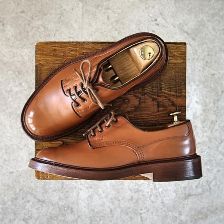 極美品★トリッカーズ SIZE 6.5【定価￥84,700-★プレーントゥ/Woodstock/M5636】カントリーシューズ/短靴/メンズ/Tricker's★f814