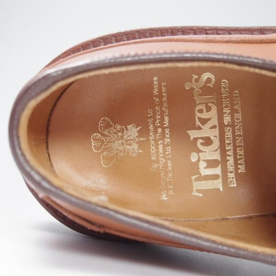 極美品★トリッカーズ SIZE 6.5【定価￥84,700-★プレーントゥ/Woodstock/M5636】カントリーシューズ/短靴/メンズ/Tricker's★f814