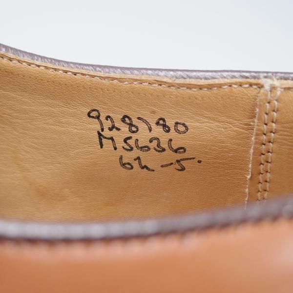 極美品★トリッカーズ SIZE 6.5【定価￥84,700-★プレーントゥ/Woodstock/M5636】カントリーシューズ/短靴/メンズ/Tricker's★f814