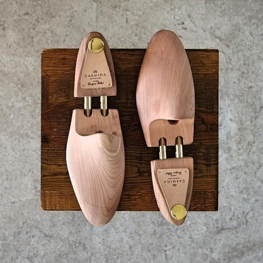 美品★(スペイン)CARMINA/カルミナ SIZE 7【★純正シューツリー】木製シューキーパー/メンズ★f816