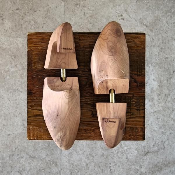 極上★チャーチ SIZE 7【定価￥14,300-★純正シューツリー/WESSEX】木製シューキーパー/メンズ/Church's★f817