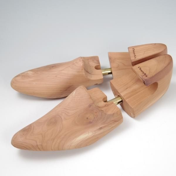 極上★チャーチ SIZE 7【定価￥14,300-★純正シューツリー/WESSEX】木製シューキーパー/メンズ/Church's★f817