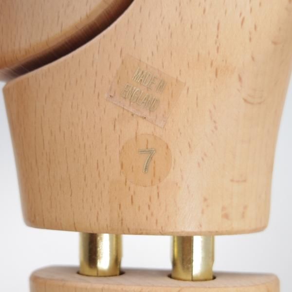 極上★(英)FOSTER&SON/フォスター&サン SIZE 7【貴重★純正シューツリー】木製シューキーパー/メンズ★f819