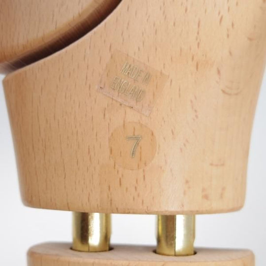 極上★(英)FOSTER&SON/フォスター&サン SIZE 7【貴重★純正シューツリー】木製シューキーパー/メンズ★f819