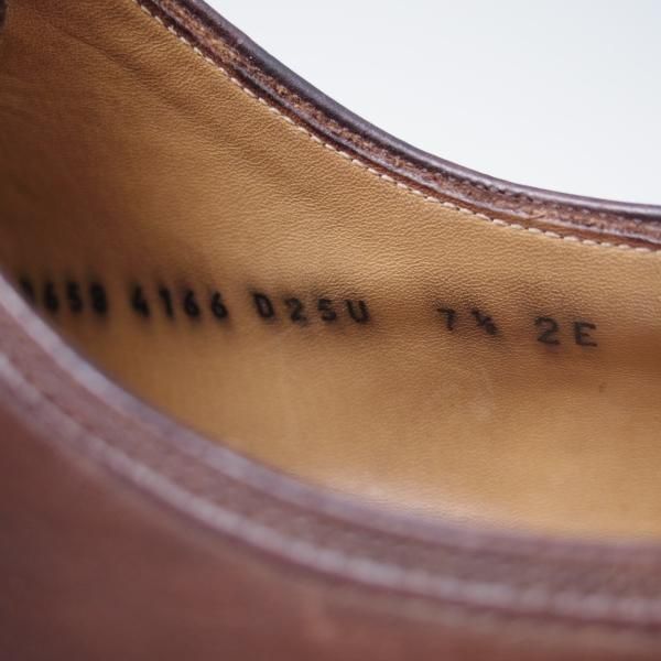 極上★(伊)サルヴァトーレ・フェラガモ 7.5EE【最上級★TRAMEZZAライン/トラメッザ】カーフ/茶/メンズ/Salvatore Ferragamo★f825