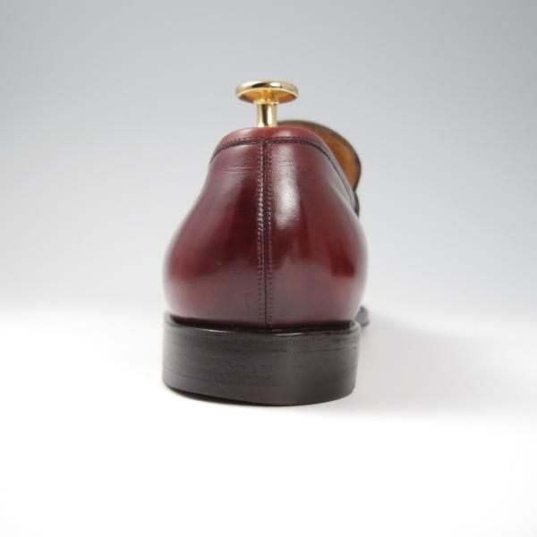 極上★(伊)サルヴァトーレ・フェラガモ 7.5EE【最上級★TRAMEZZAライン/トラメッザ】ローファー/カーフ/赤茶/Salvatore Ferragamo★f826