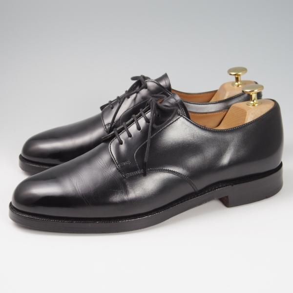 極上★(英)チーニー 7.5E【★ロイドフットウェア別注/Lloyd Footwear】Mシリーズ/175ラスト/プレーントゥ/カーフ/黒/メンズ/CHEANEY★f827