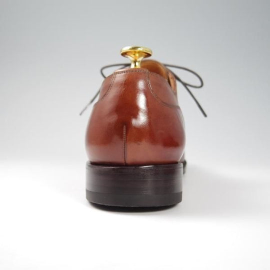 極上★(スペイン製)YANKO/ヤンコ SIZE 24【グッドイヤーウェルテッド製法★Uチップ/カーフ】茶/メンズ★f828