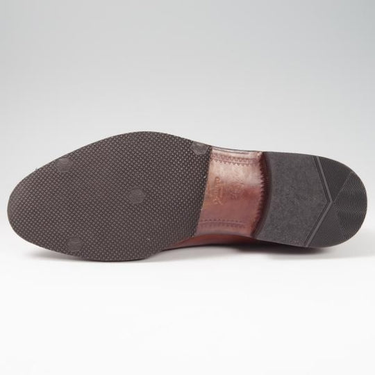 極上★(スペイン製)YANKO/ヤンコ SIZE 24【グッドイヤーウェルテッド製法★Uチップ/カーフ】茶/メンズ★f828